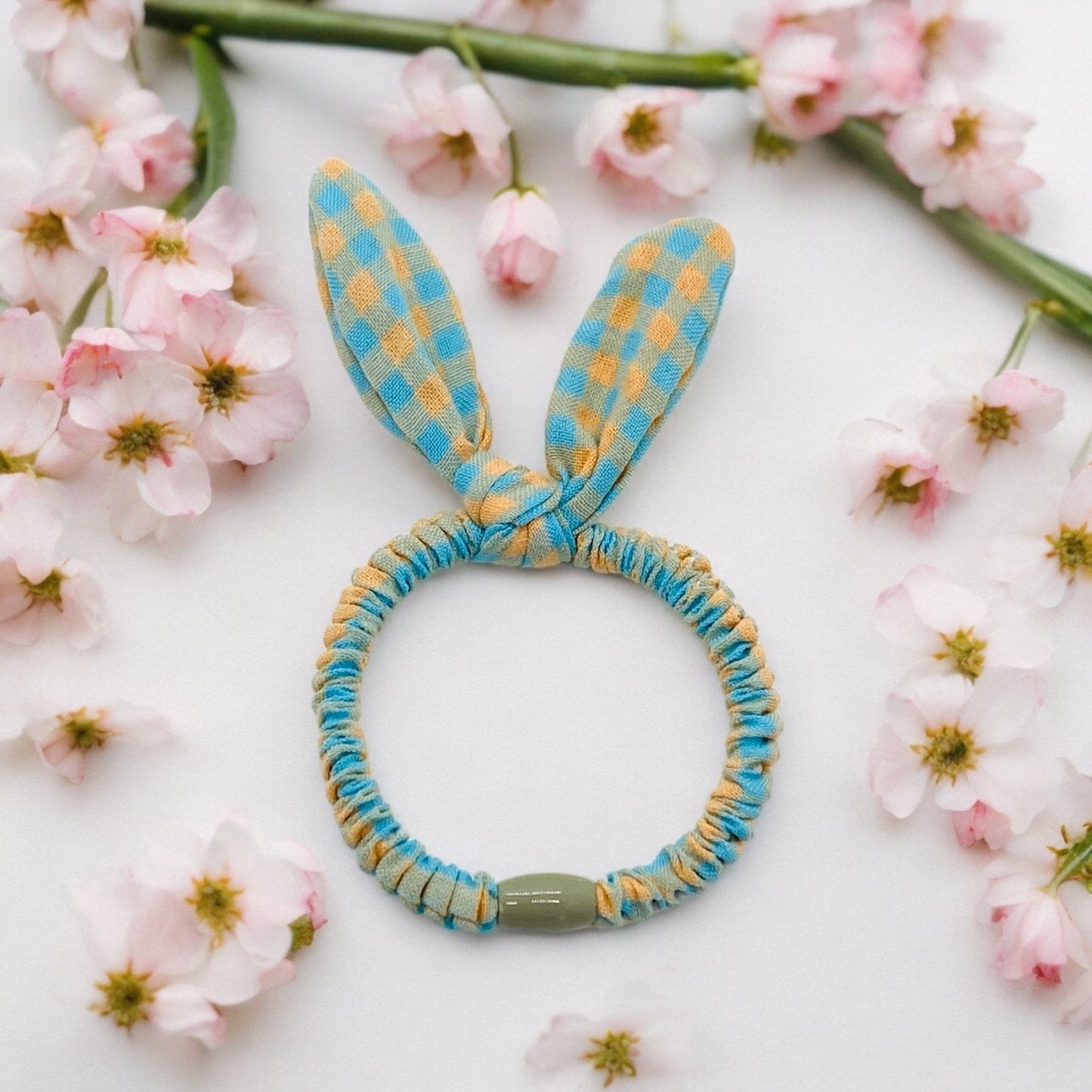 Sweet Bunny Check Hair Ties